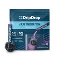 thumbnail image 1 of DripDrop Electrolyte Powder Drink Mix for Dehydration Relief Fast, Berry, 32pk, 1 of 8