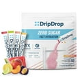 thumbnail image 1 of DripDrop Electrolyte Powder Drink Mix for Fast Hydration, Zero Sugar Variety, 32 Count Packets, 1 of 8