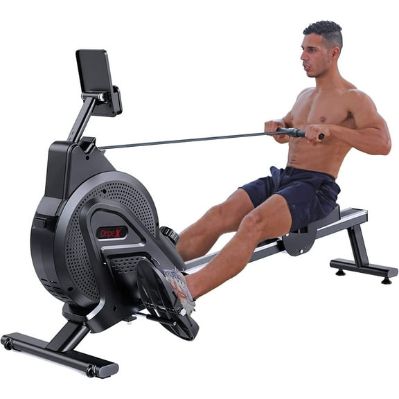 Dripex Magnetic Rowing Machine, Black, 242 lb