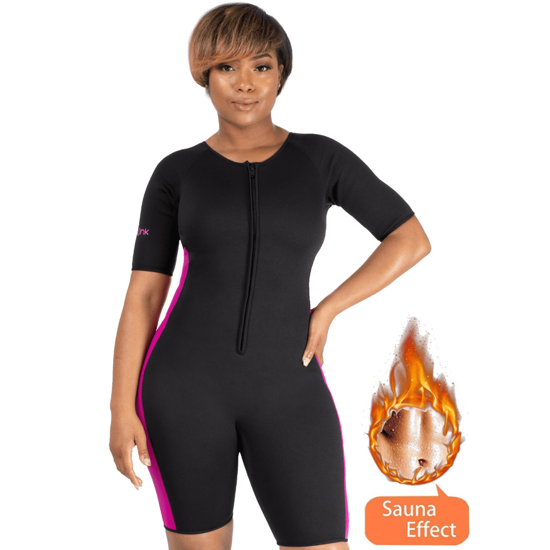 Driplink Full Body Neoprene Sauna Suit for Women - Sweat Shapewear Waist  Trainer for Weight Loss 