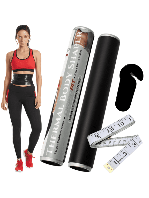 Waist Trainer Body Wrap for Stomach Weight Loss, Plastic Sweat Wrap for Women