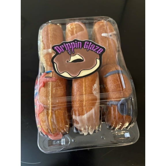 Drippin Glaze Donuts Variety Pack, 6 Assorted Flavors, 6 Pack