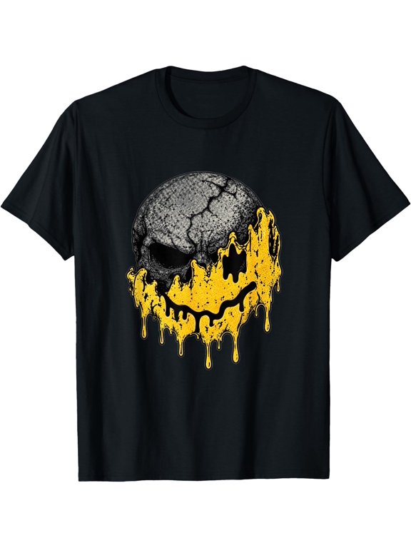 Dripping Happy Skull T-Shirt