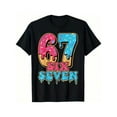 thumbnail image 1 of Dripping Ice Cream Number 67 for 67th Birthday Men Women Short Sleeve T-Shirt, 1 of 6