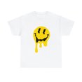 thumbnail image 1 of Dripping smiley face graphic tee Unisex Heavy Cotton Tee, 1 of 8