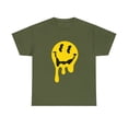 thumbnail image 1 of Dripping smiley face graphic tee Unisex Heavy Cotton Tee, 1 of 8