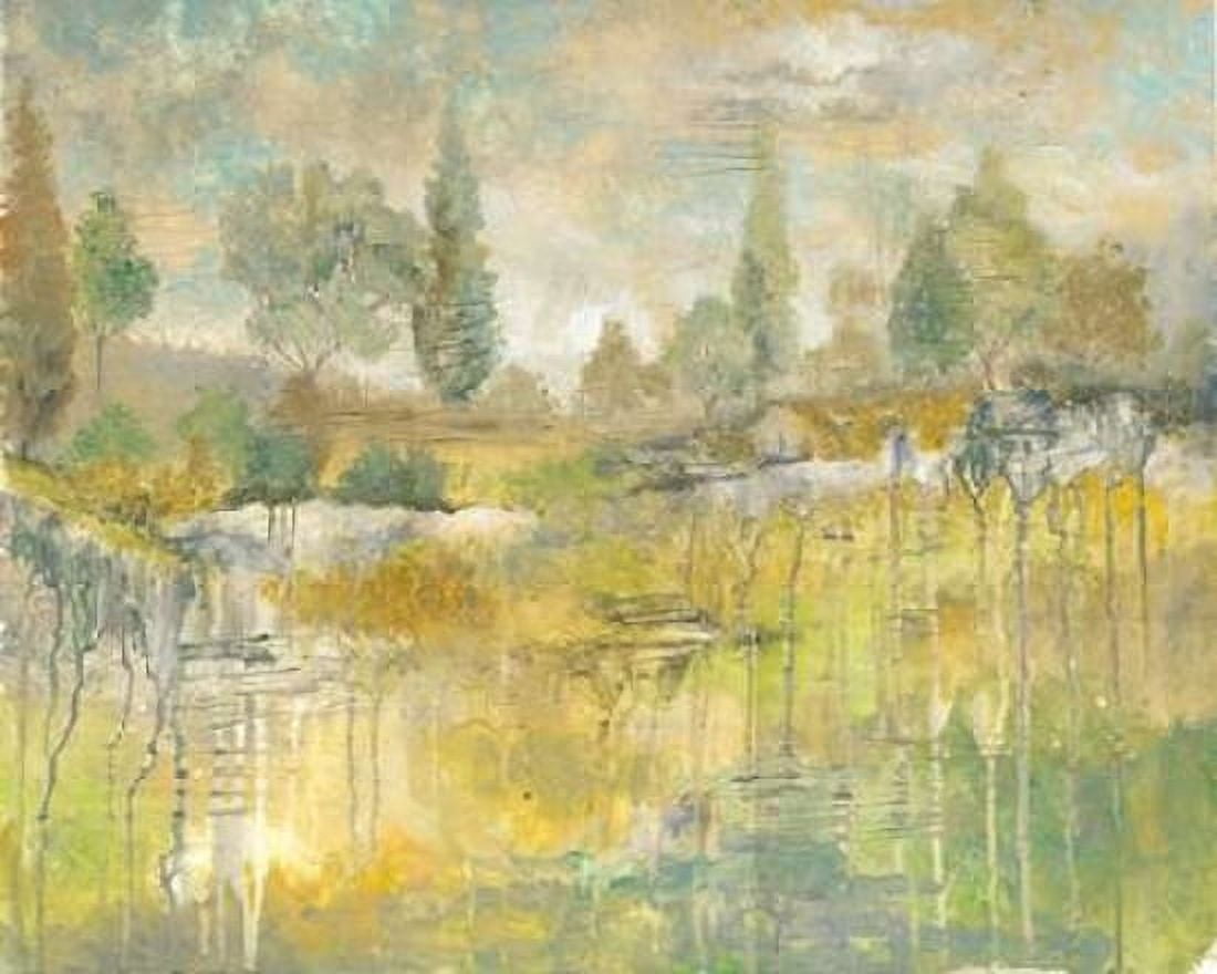 Drippy Landscape I Canvas Art - Margaret Ferry (24 x 30)