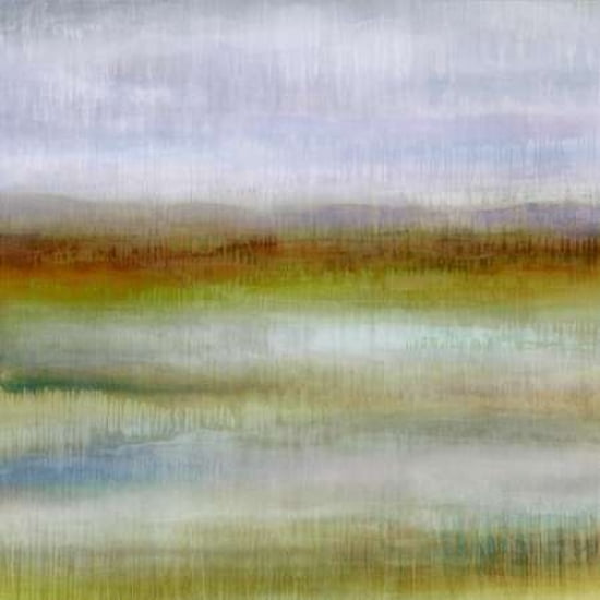 Dripscape 9 - 4 Canvas Art - Cora Niele (24 x 24)