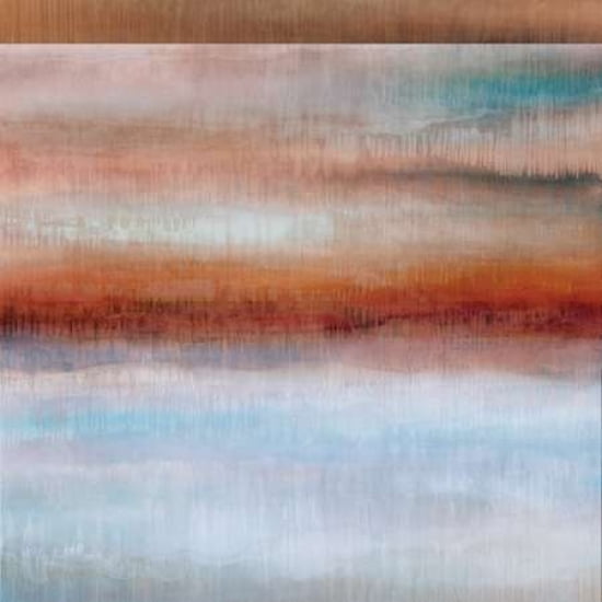 Dripscape 9 - 5 Canvas Art - Cora Niele (24 x 24)