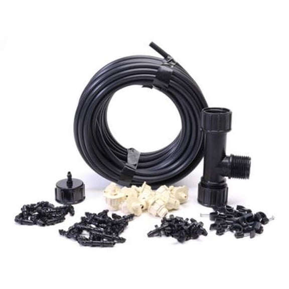 Dripworks Backyard Misting Kit - Includes 3/4 GPH Misters | Agricultural Grade Components | Trusted Brand Since 1991