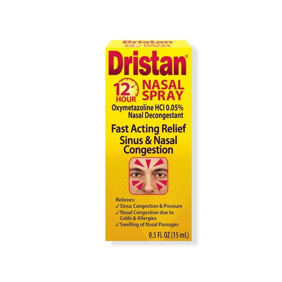 Dristan 12-Hour Nasal Spray 0.50 oz (Pack of 9)