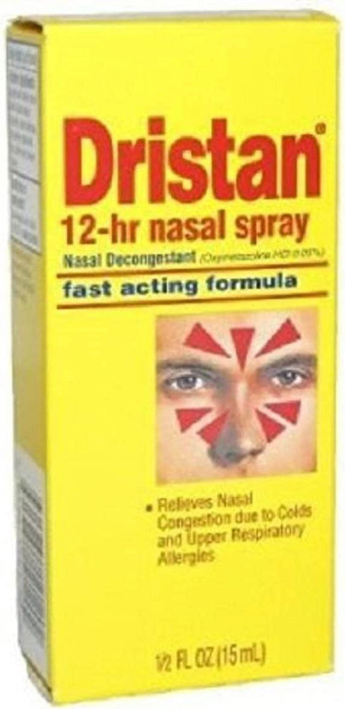 Dristan 12Hr Decongestant Nasal Spray,0.5 Fl Oz (Pack of 6)