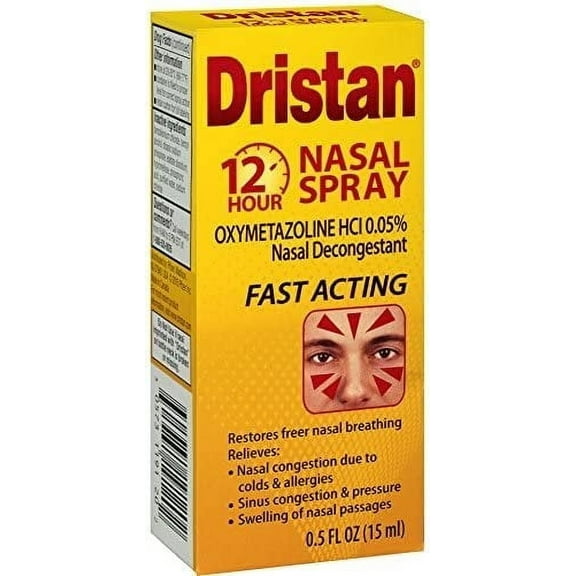 Dristan Nasal Spray 12 Hour Nasal Decongestant 0.5 Oz Each