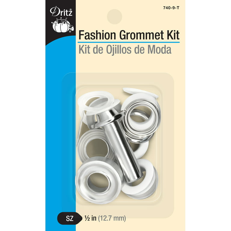 Dritz 1/2 inch Fashion Grommets, 1 Kit, White