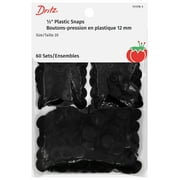 Dritz 1/2 Plastic Snap Fasteners, 60 Count