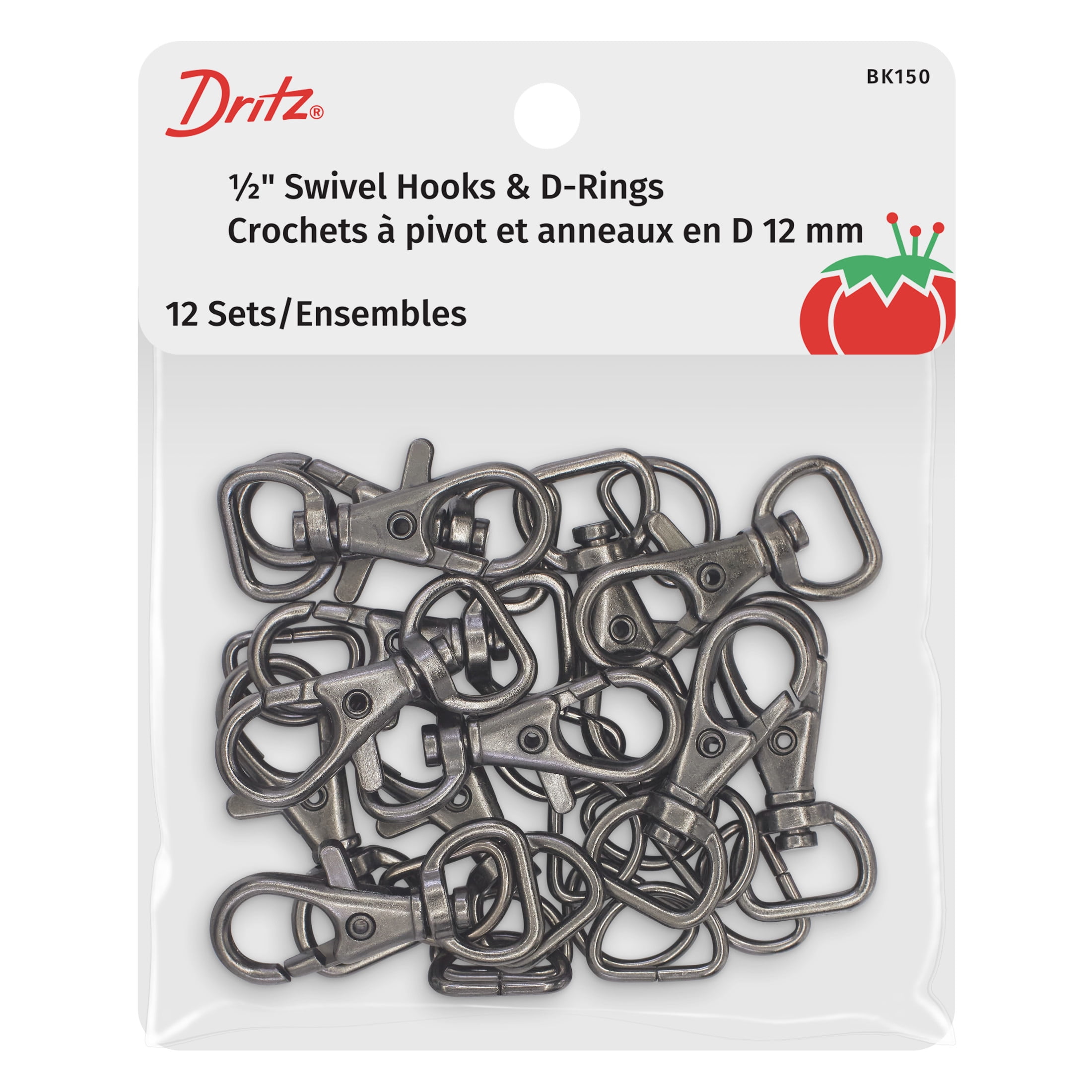 DIAWAL R 突っ張り棒用アクセサリー 12個セット（新品8個、中古4個） Dritz 1/2