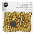 thumbnail image 1 of Dritz 1/4" Large Eyelets & Tools, Brass, 144 Sets, 1 of 4