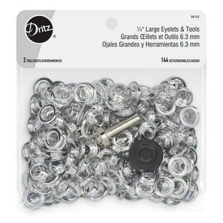 Dritz Antique Brass Large Eyelets, 15 Count