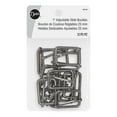 thumbnail image 1 of Dritz 1" Adjustable Slide Buckles, Gray, 12 pc, 1 of 1