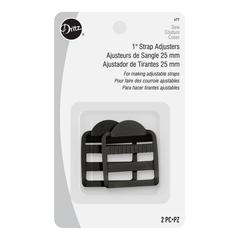 Dritz 53112 Detachable & Adjustable Fashion Straps, Black