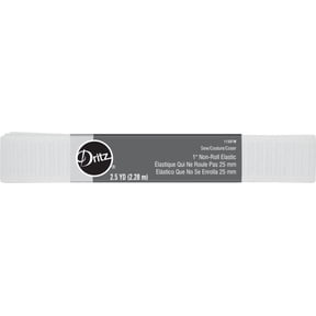 Dritz 1" Non-Roll Elastic, 2.5 Yards