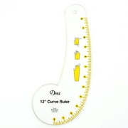 Dritz 12" Curve Ruler, Sewing Ruler, Clear