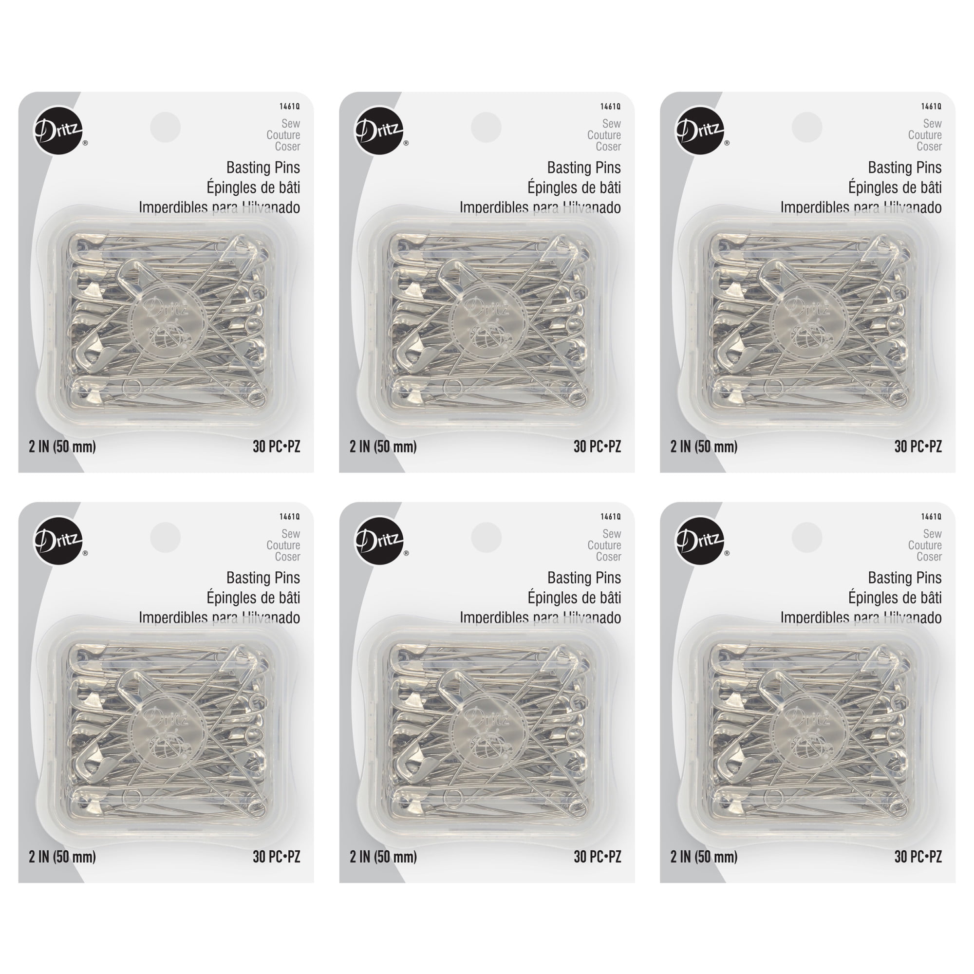 Dritz 2" Basting Pins, 6Pack
