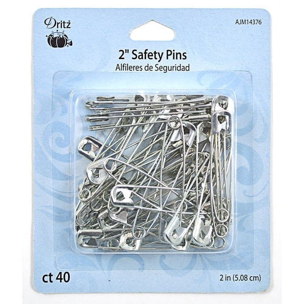 Curved Safety Pins - 75 count