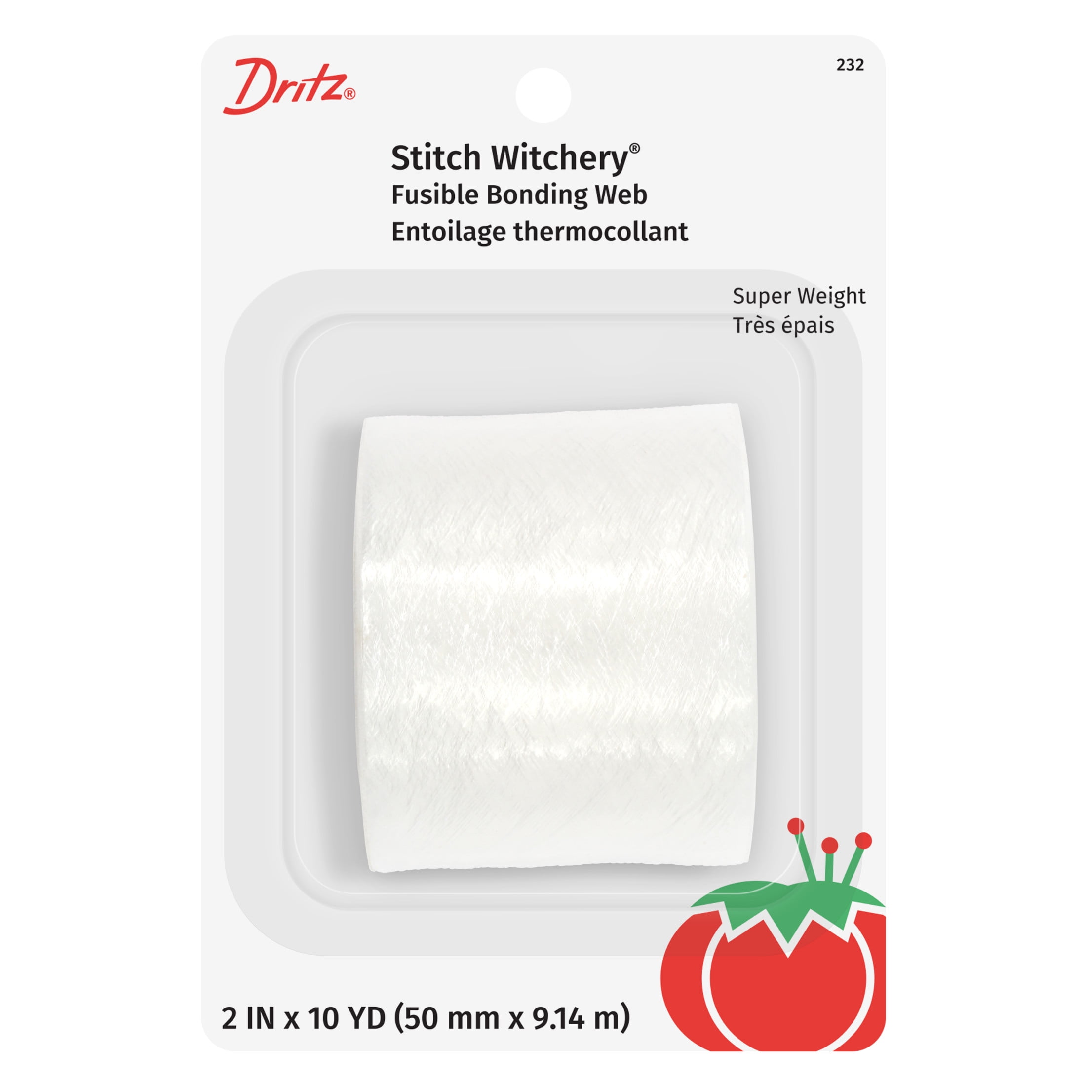 Dritz Stitch Witchery Fusible Bonding Web, 2