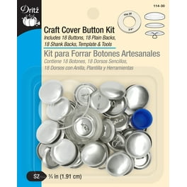 Hestya 40 Sets Jeans Buttons Metal Button Snap Buttons Replacement Kit with  Rivets and Plastic Storage Box (Bronze)
