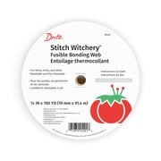 Dritz Stitch Witchery Fusible Bonding Web, Regular Weight, 3/4 Inch x 100 Yards, White
