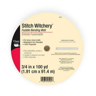 Dritz Stitch Witchery Fusible Bonding Web Super Weight