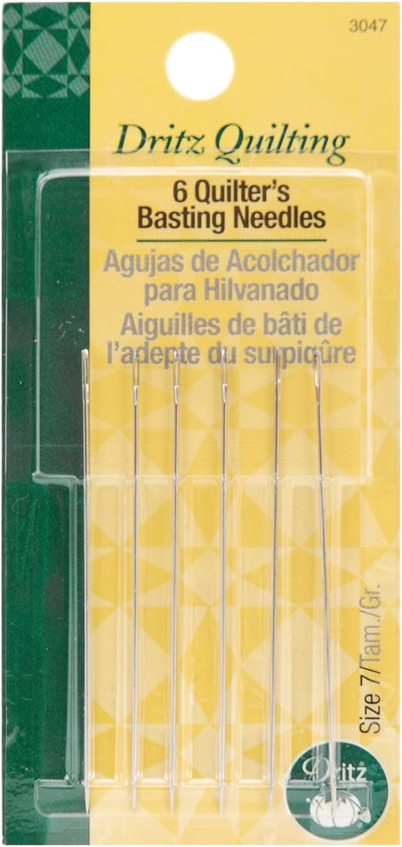 Dritz Quilter's Betweens Hand Needles - Size 3/9, 20-Count Pack, Nickel Finish - View #5