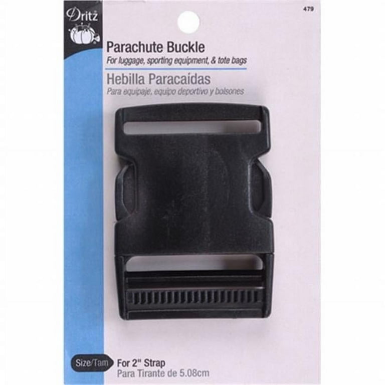 Dritz Parachute Buckle - Black - for 1 Strap