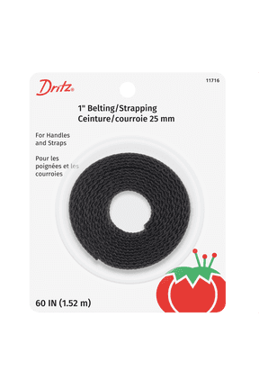 Polypro Black Strap Belting, 60"