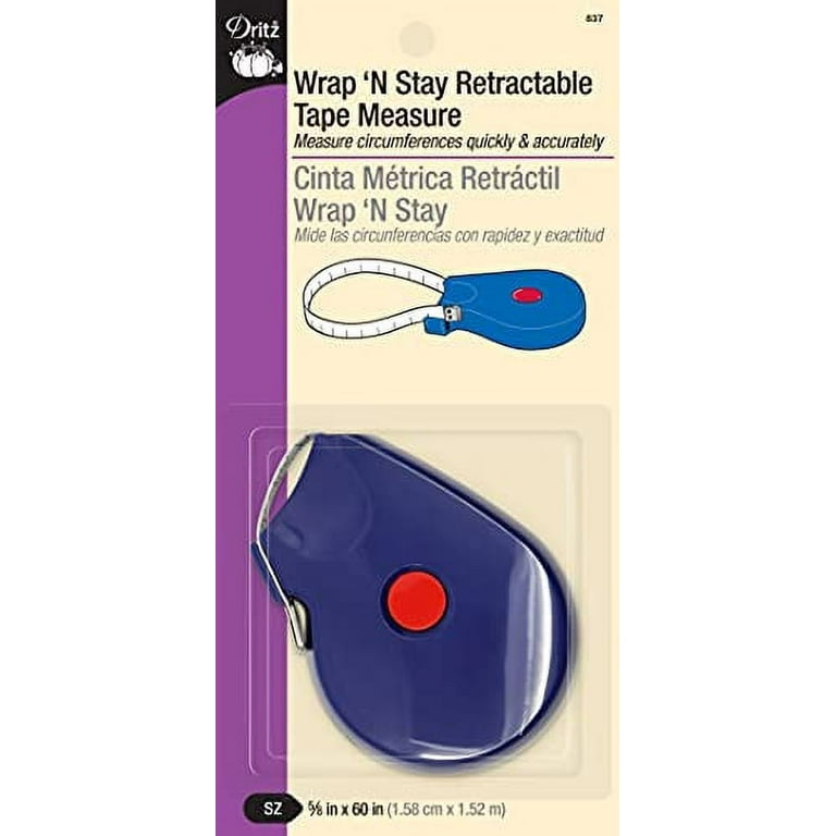 The Container Store Retractable Measuring Tape - Blue - 5 ft