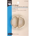 thumbnail image 1 of Dritz 92572 Metal in. D in. Rings 1.25 in. 4-Pkg-Gilt, 1 of 4
