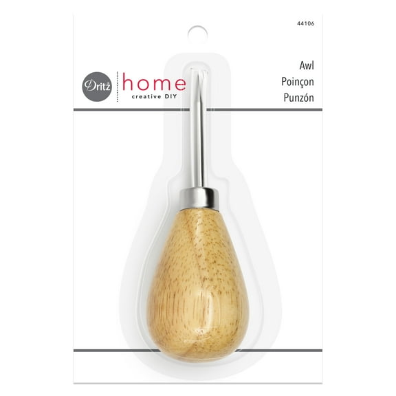 Dritz Home Awl with Wooden Handle, 1 Count