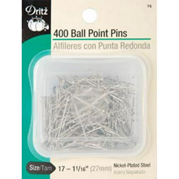 Dritz Ball Point Pins 400/Pkg-Size 17