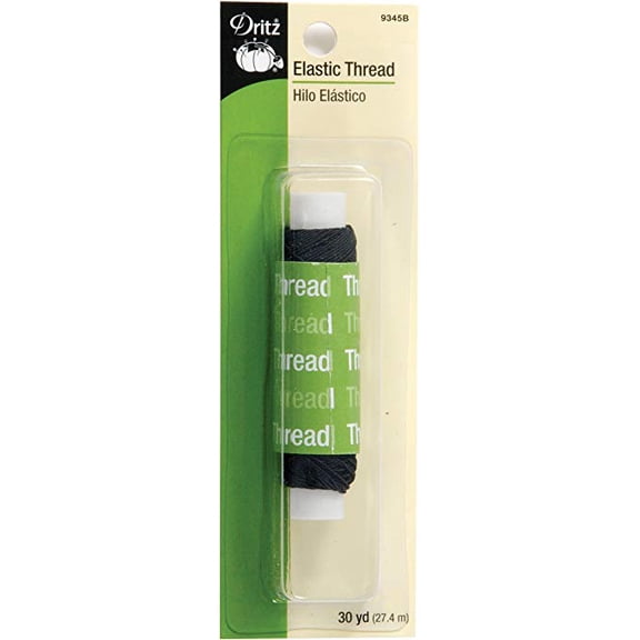elastic thread 30yd-black