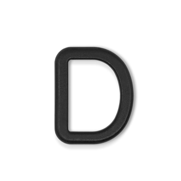 Dritz D-Rings for 1" Straps, 2 Count, Black