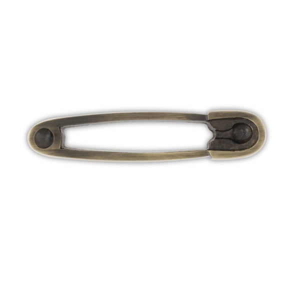 Dritz Brass Safety Pin Pull, Antique Brass