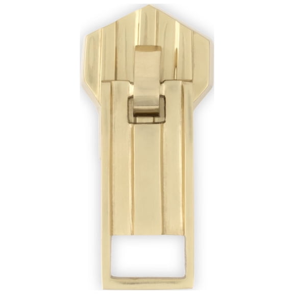Dritz Brass Zipper Pull, Bright Brass