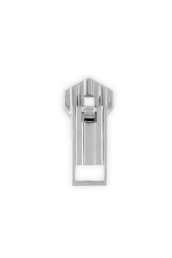 Brass Zipper Pull, Nickel