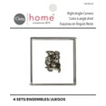 thumbnail image 1 of Dritz Campaign Textured Right Angle, Small, 3 Pack, Nickel, 1 of 8