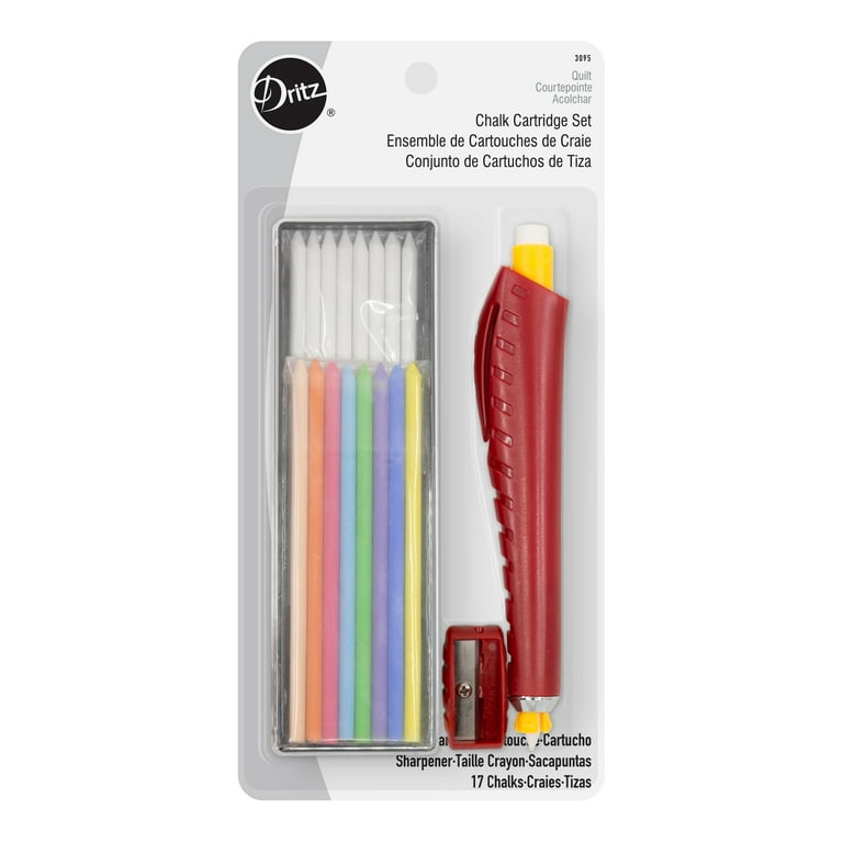 Dritz Tailors Chalk Pencil Refill - 3/Pack - Assorted Colors - WAWAK Sewing  Supplies
