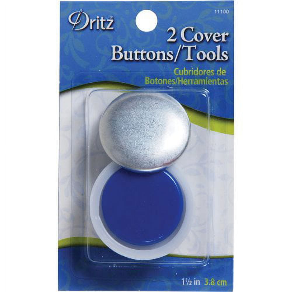 Dritz Cover Button Kit, 1.5", 2 Count