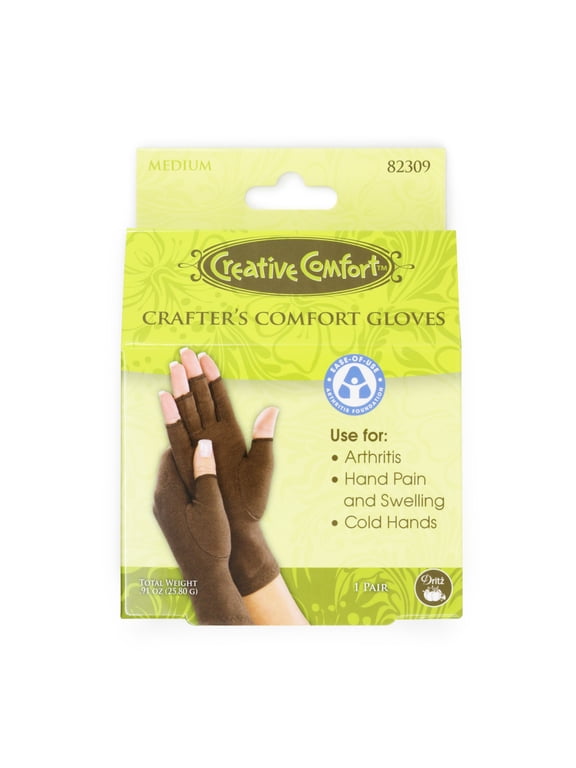 Crafters Comfort Glove, 1 Pair, Size Medium
