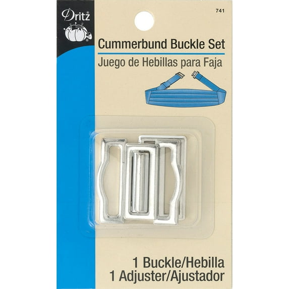 Dritz Cumberbund Buckle Set-Nickel