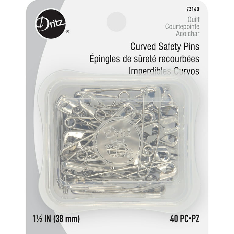 Dritz Curved Safety Pins, Assorted Sizes, 90 pc by Joann